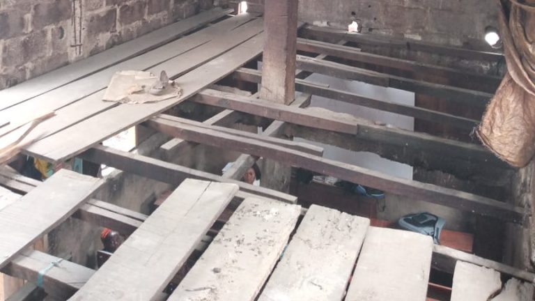 The upper level of The Floating School in Makoko, Lagos.